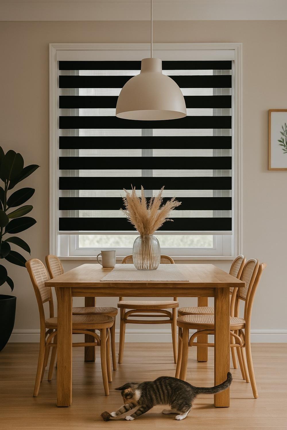 Cortina Roller Duo 150x160 Negro-3