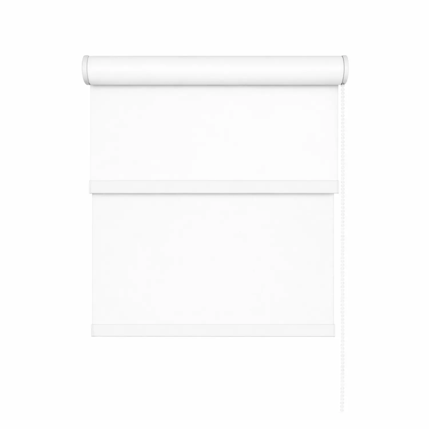 Cortina Roller Doble Blackout / Sunscreen Blanco 120X240-4