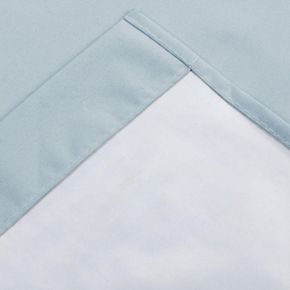 Pack 2 Cortina Tradicional 100% Blackout Azul Claro-2