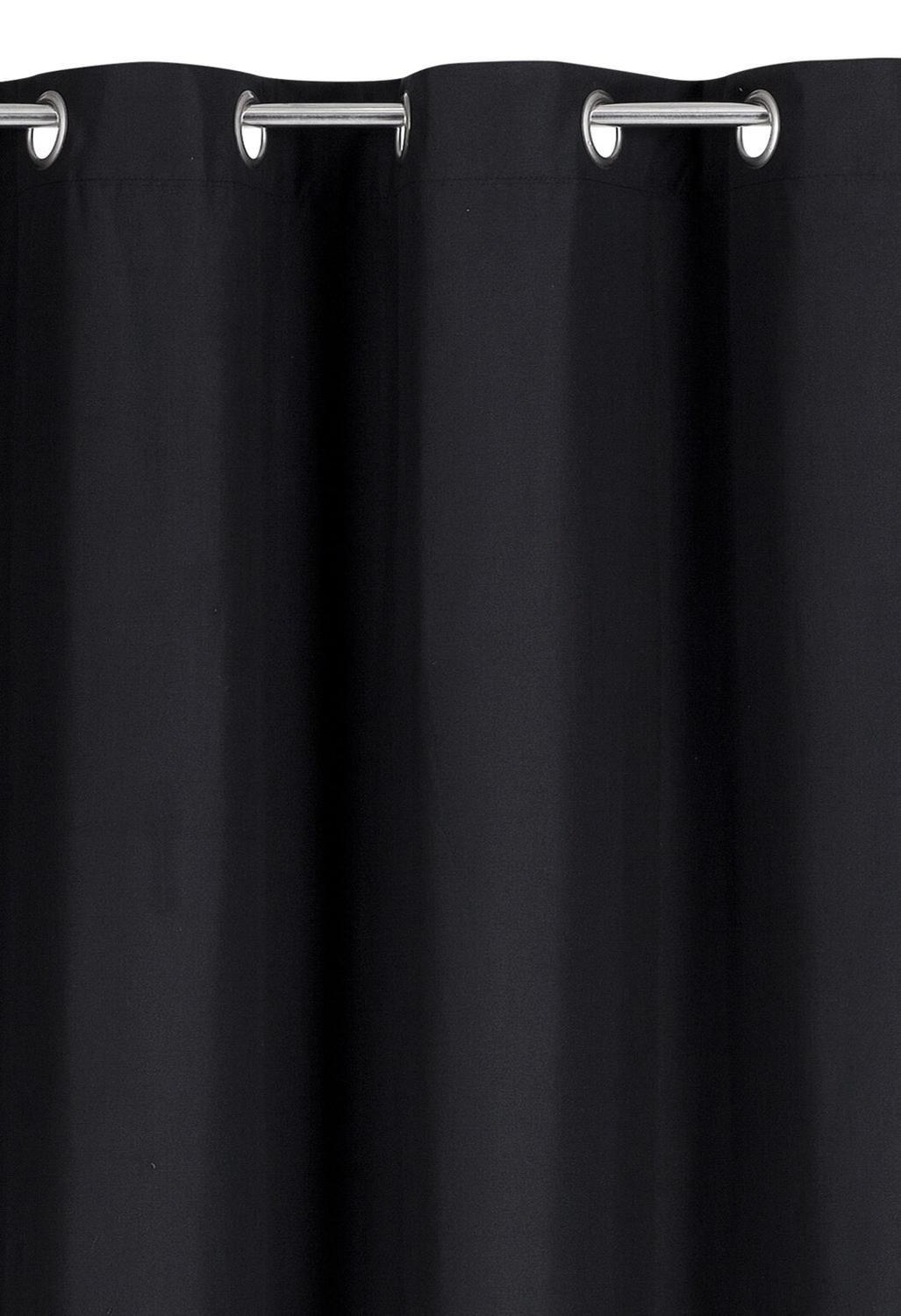 Cortina Tradicional 100% Blackout Negro-6