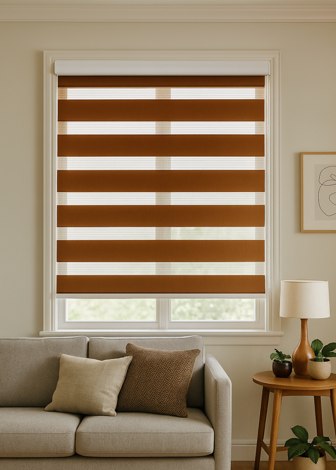 Cortina Roller Duo 120x220 Madera-3