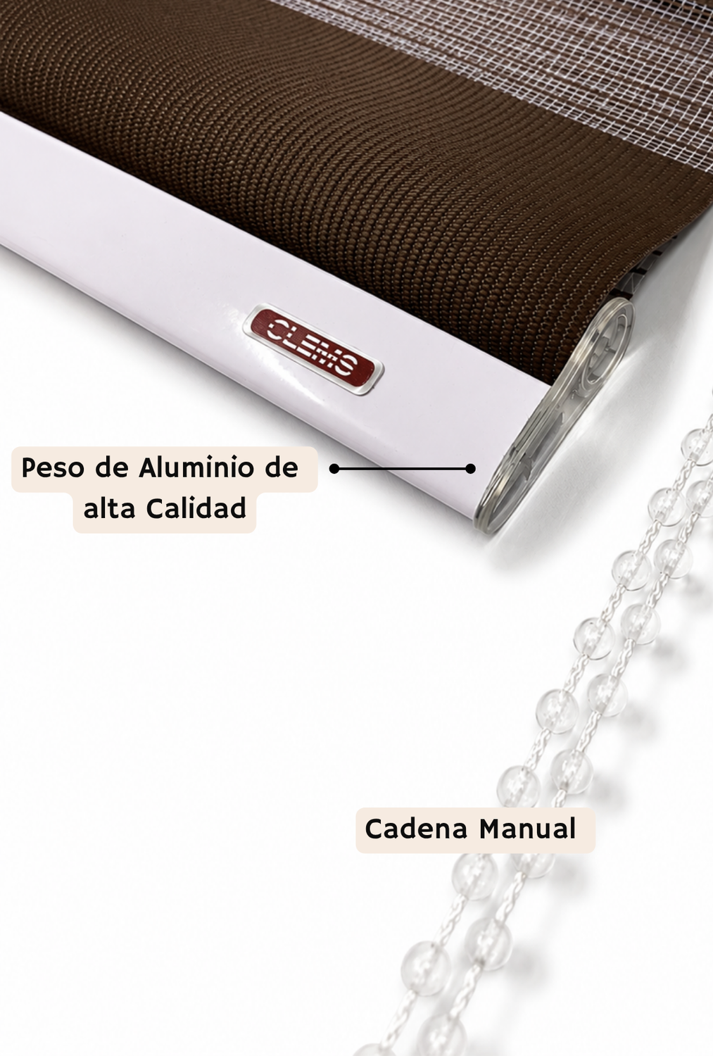 Cortina Roller Duo 060x240 Cafe-4