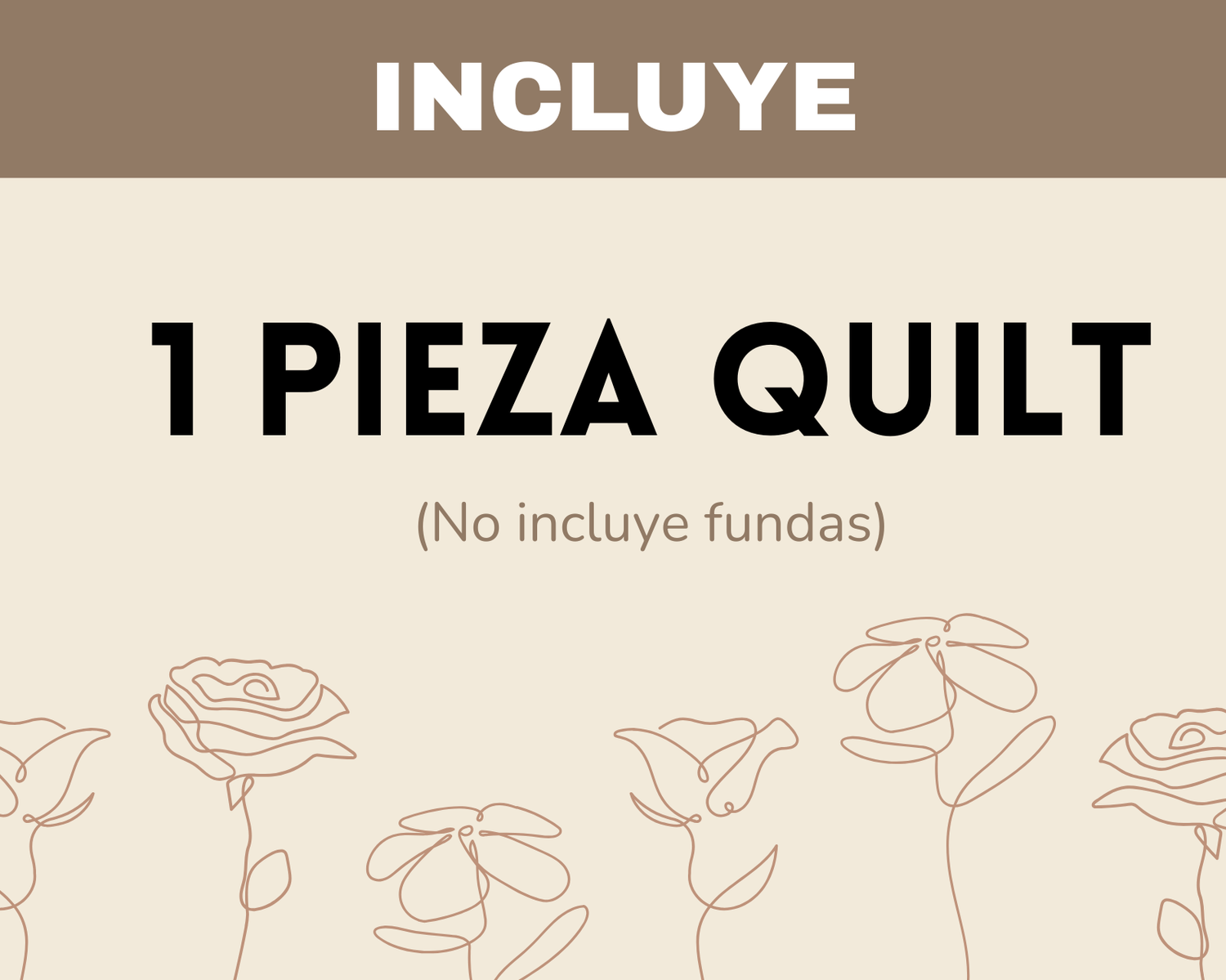Cubrecama Quilt Reversible 1.5 Plazas 180x260cm Café-2