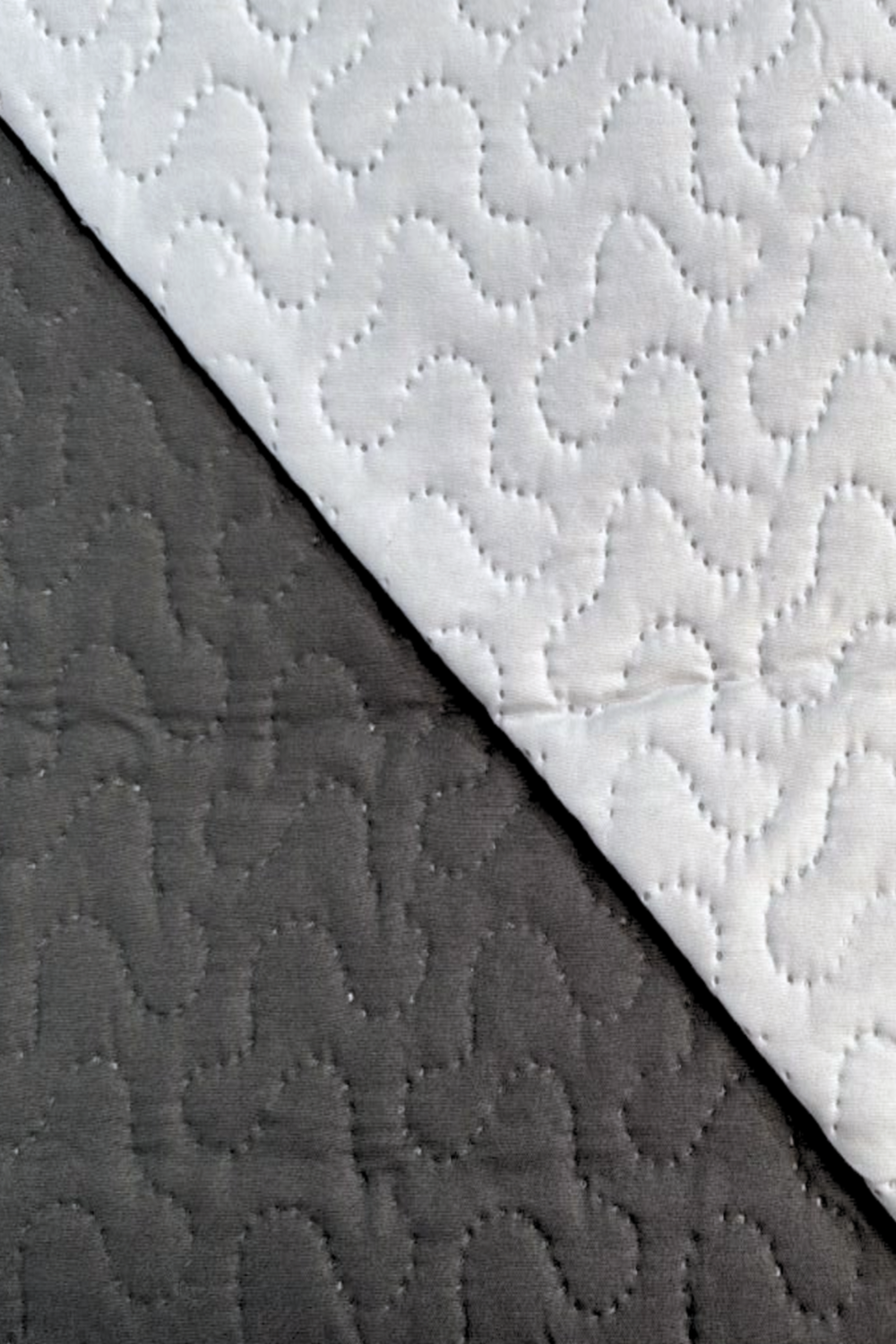 Cubrecama Quilt Reversible 2 Plazas 240x260cm Gris-3
