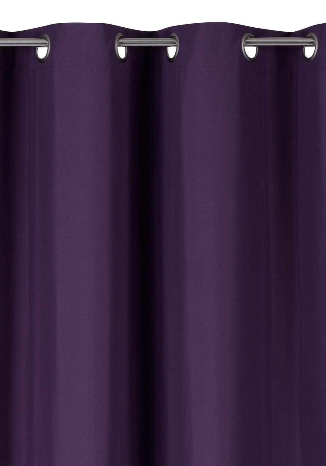 Pack 2 Cortina Tradicional 100% Blackout Morado-6