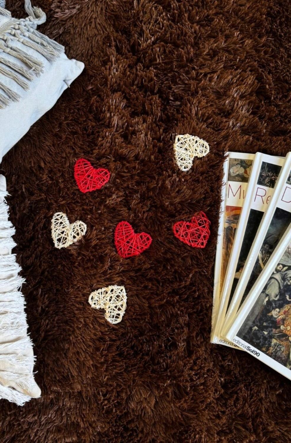 Alfombra Bajada De Cama Clems Shaggy 60x150 Café-6