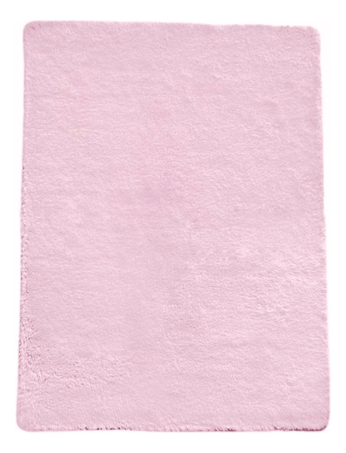 Alfombra Peluda Shaggy Rosa 200x220 Clems-6