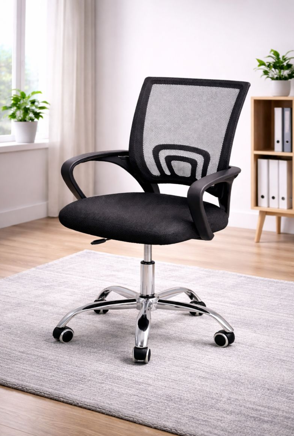 Silla De Oficina para Escritorio Negra-1