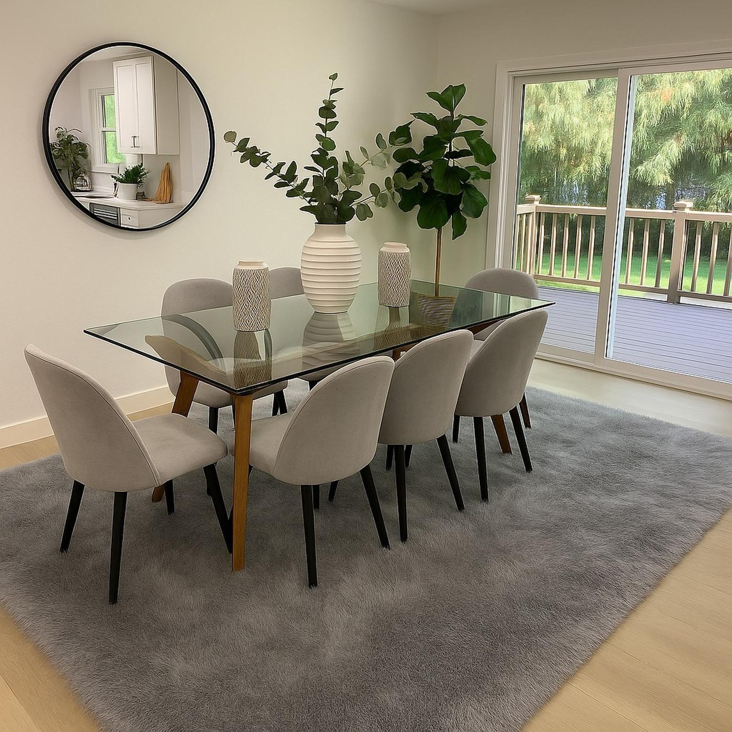 Alfombra Timmy Peluda Extra Suave Living Color Gris 150x200-4