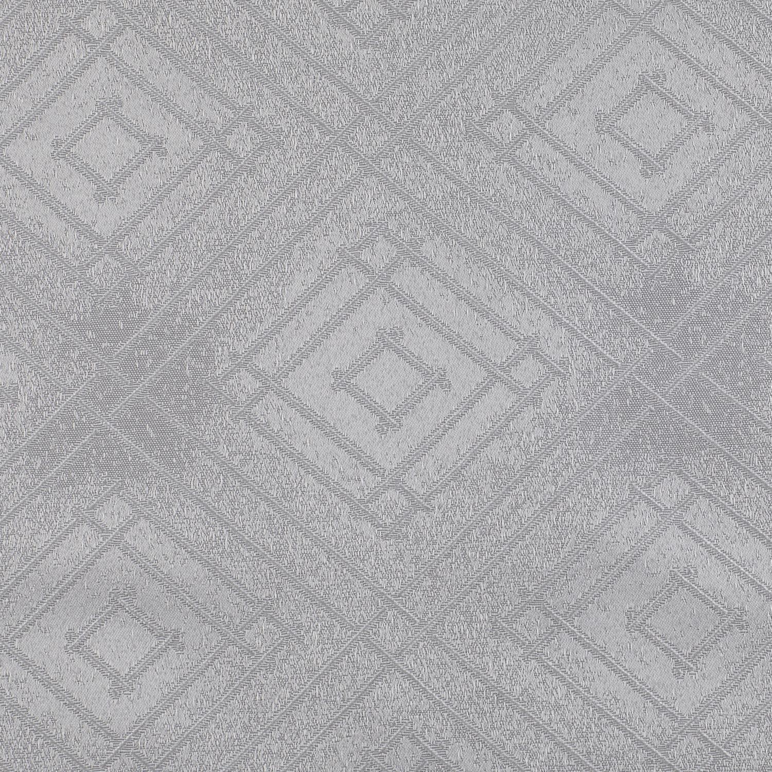 Pack 2 Cortina Tradicional 100% Blackout Geometrica Gris-2