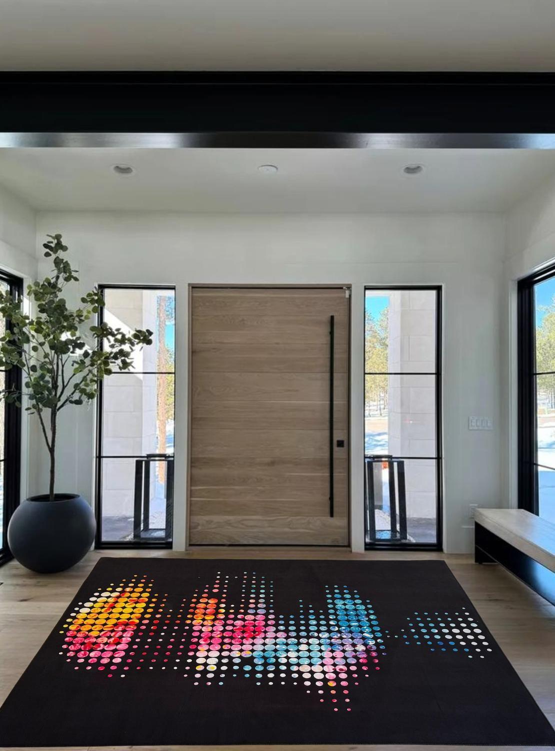 Alfombra Diseño Paris Para Living 200x220 Clems-0