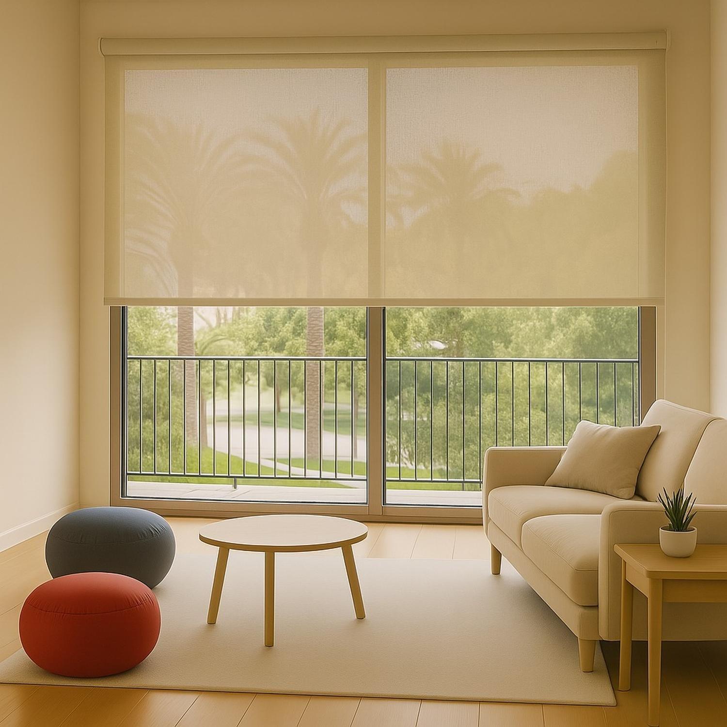 Cortina Roller Sunscreen 5% Filtro Solar 180X240-2