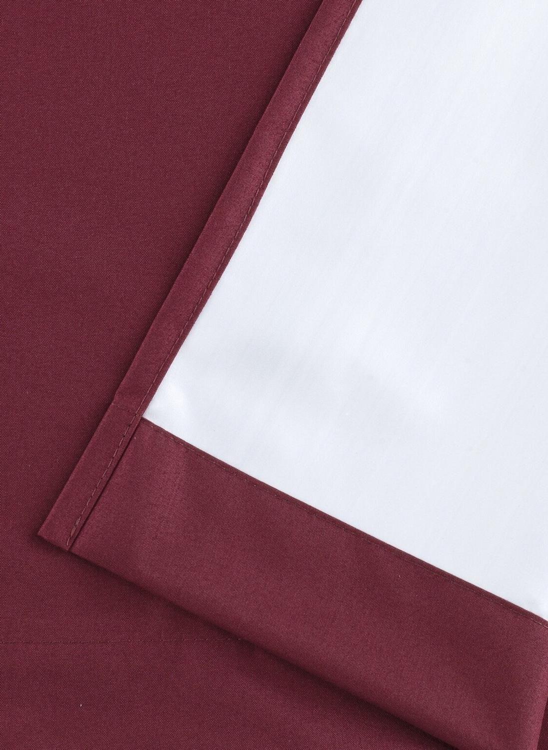 Cortina Tradicional 100% Blackout Rojo-7