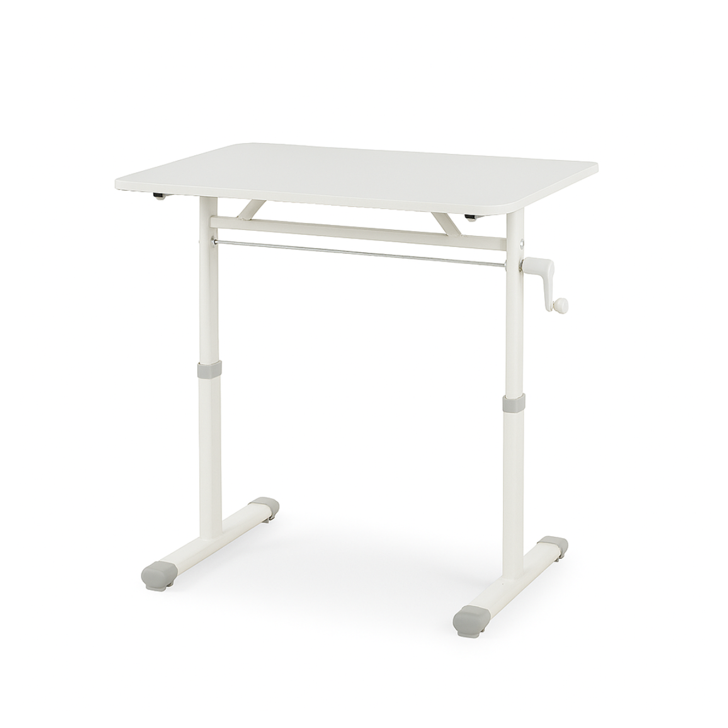 Escritorio Funcional Altura Ajustable 100x60x63-86cm Blanco-3