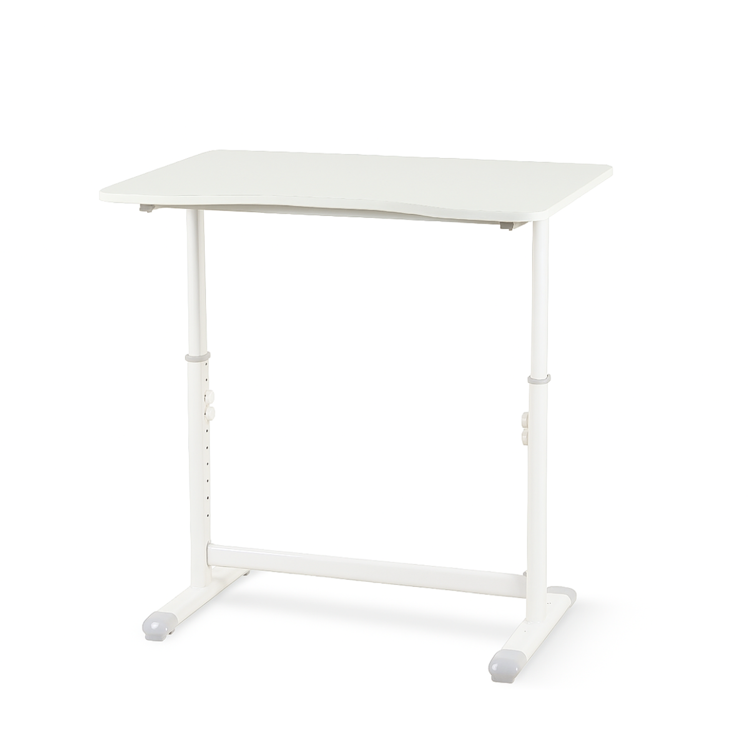 Escritorio Funcional Altura Ajustable 80x60x63-86cm Blanco-3