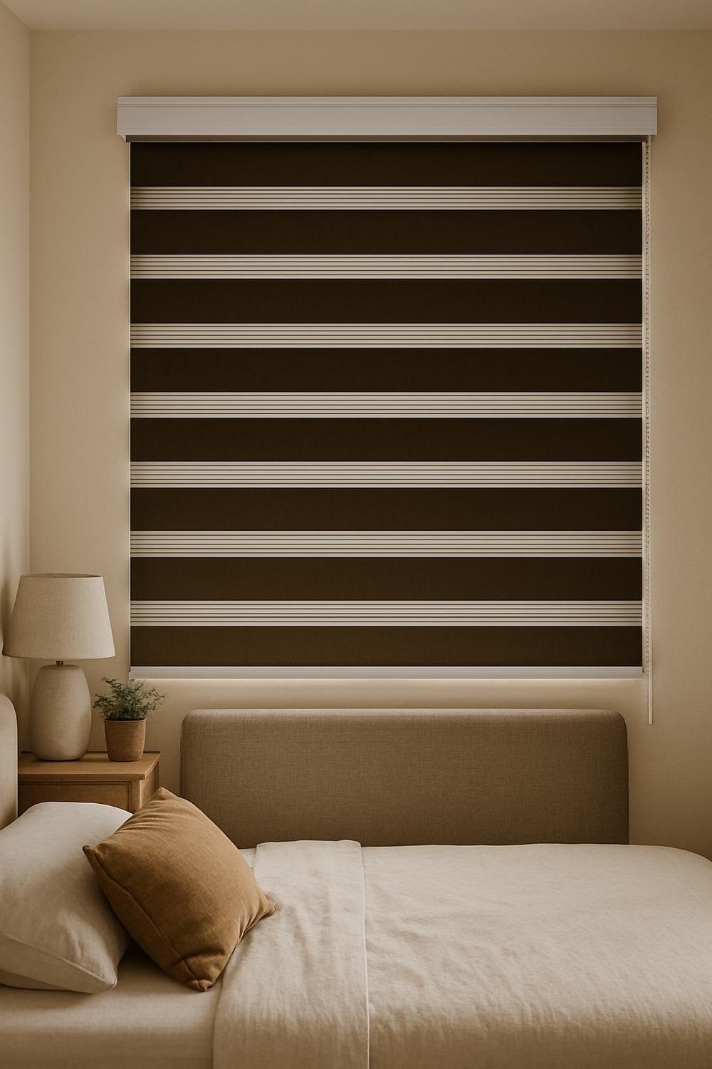 Cortina Roller Duo 105x220 Cafe-2