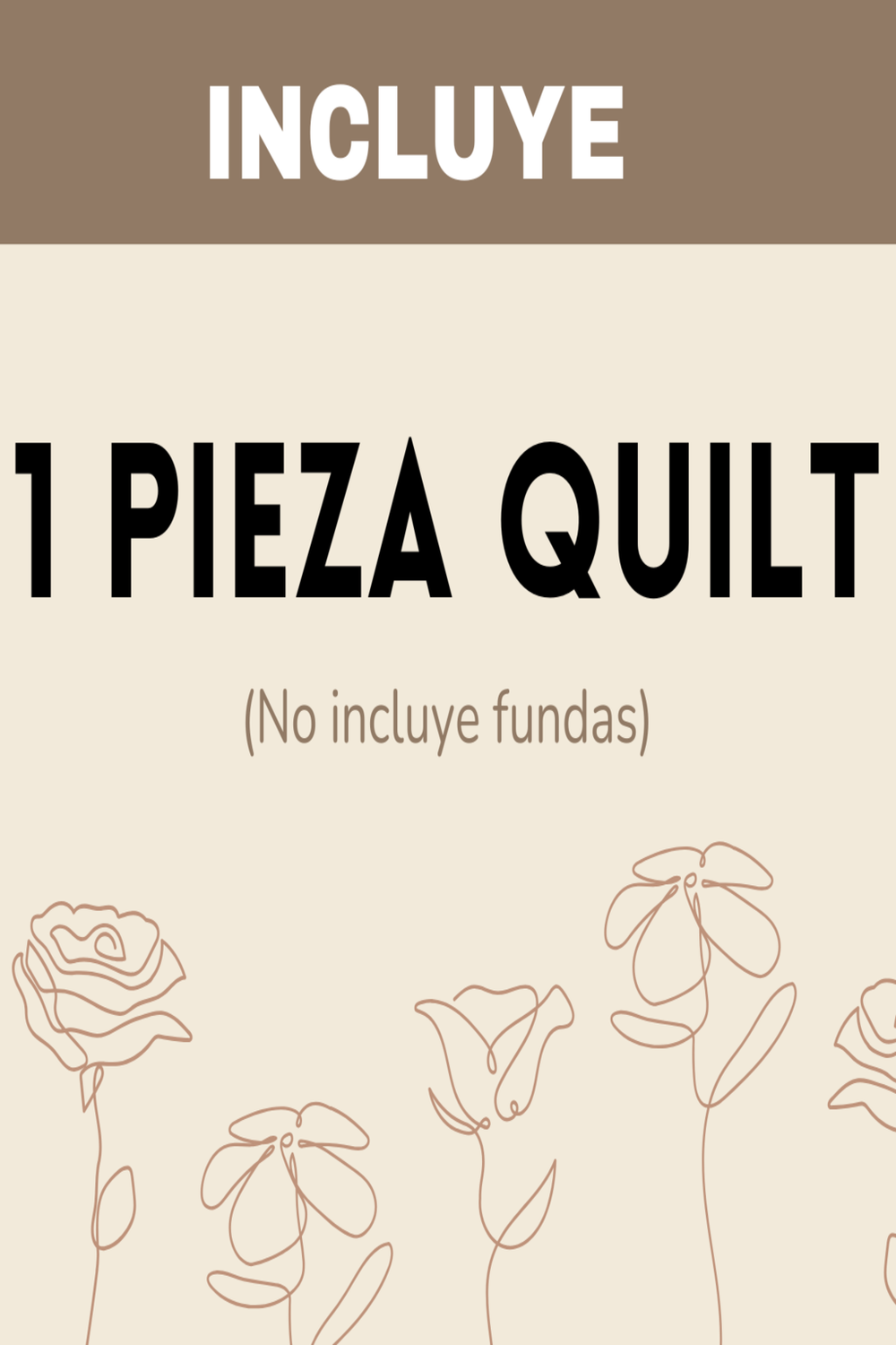 Cubrecama Quilt Reversible King 280x260cm Café-5