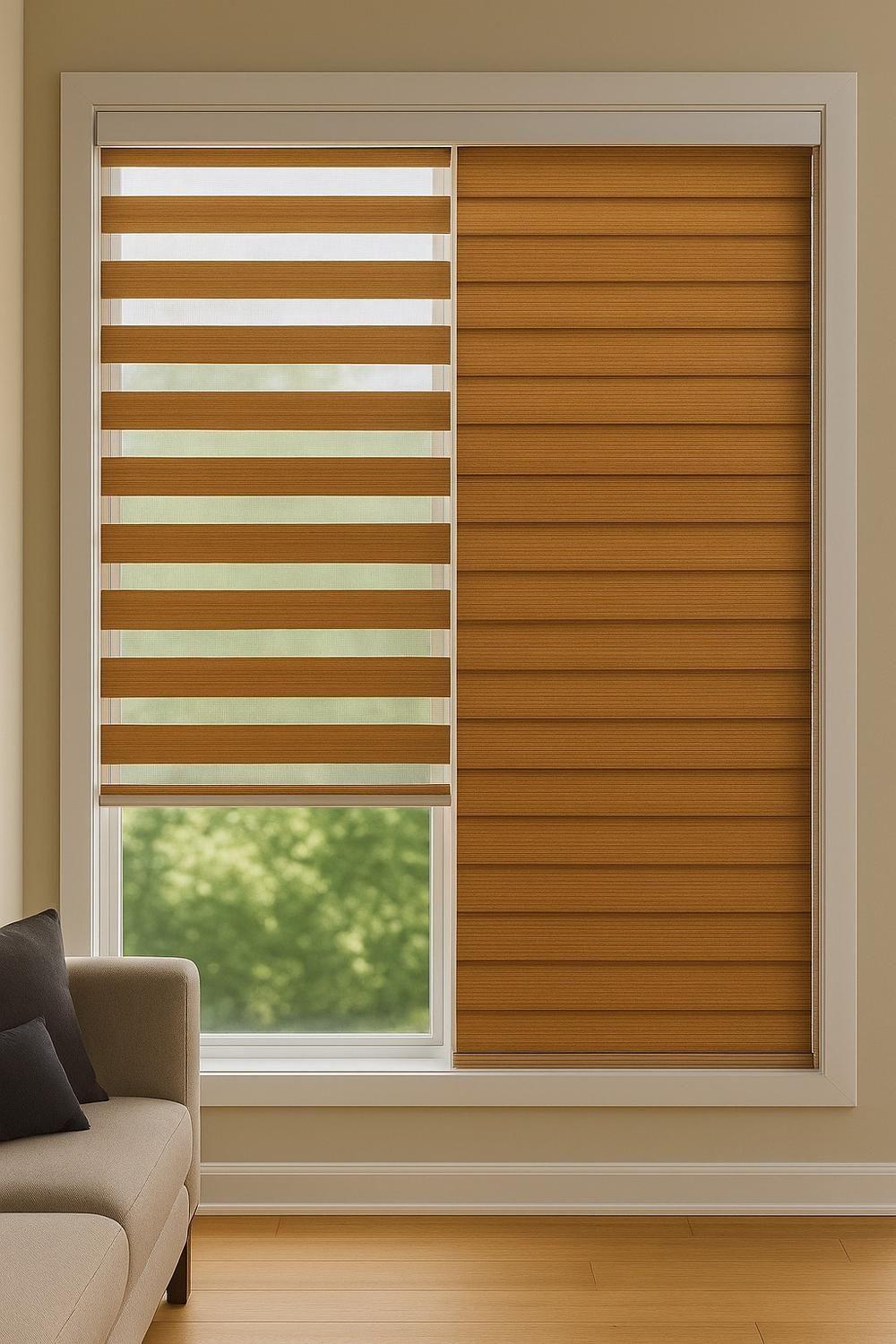 Cortina Roller Duo 075x120 Madera-2