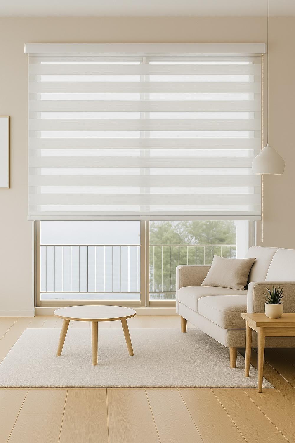 Cortina Roller Duo 150x160 Perla-5