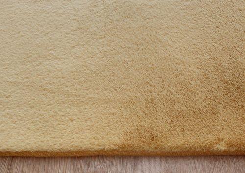 Alfombra Timmy Peluda Extra Suave Amarillo Gold 150x200-5