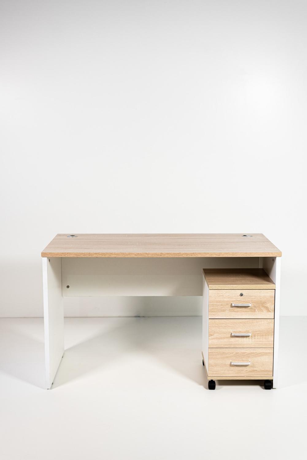 Escritorio de Oficina Mesa de Trabajo Con Cajonera-2