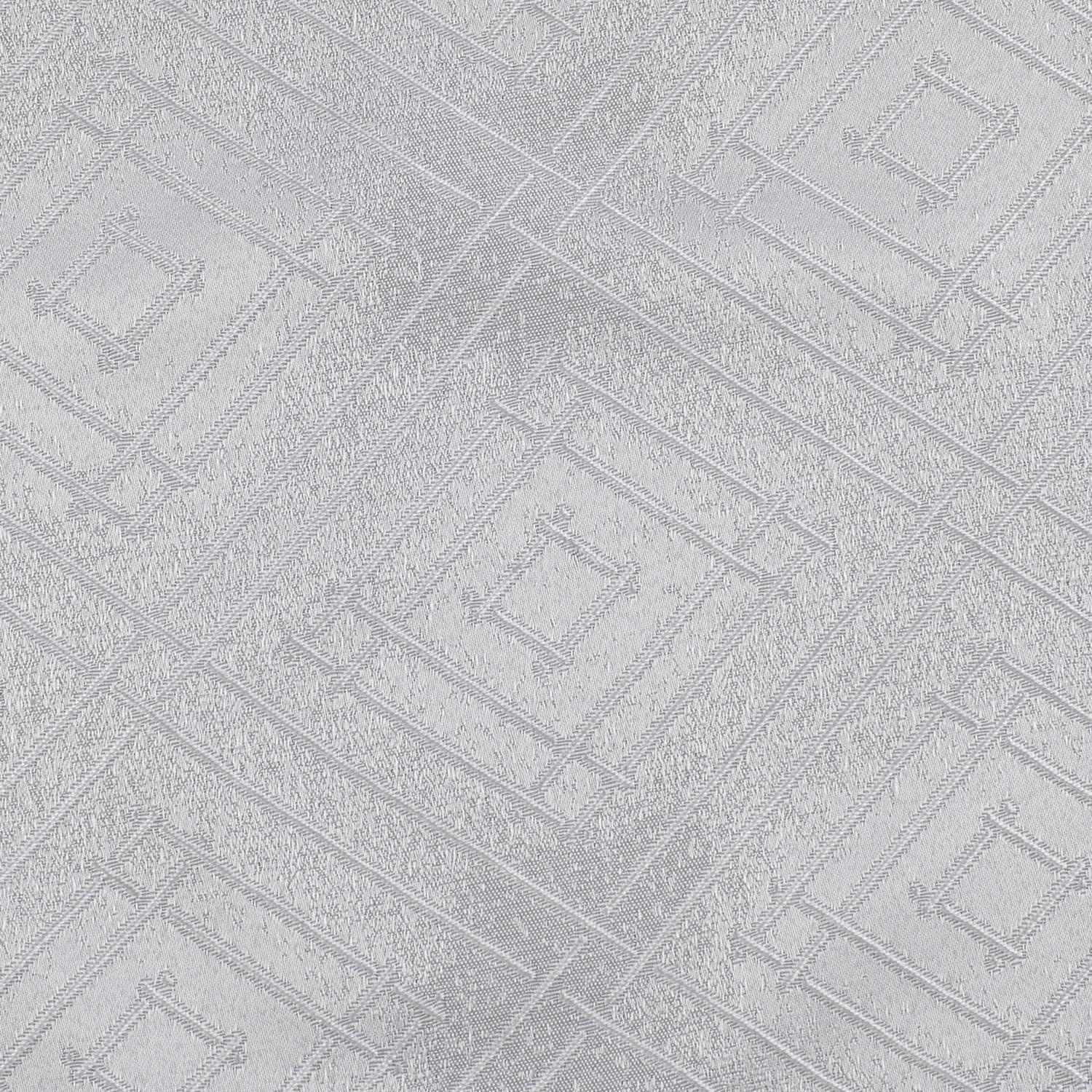 Cortina Tradicional 100% Blackout Geometrica Blanco-2