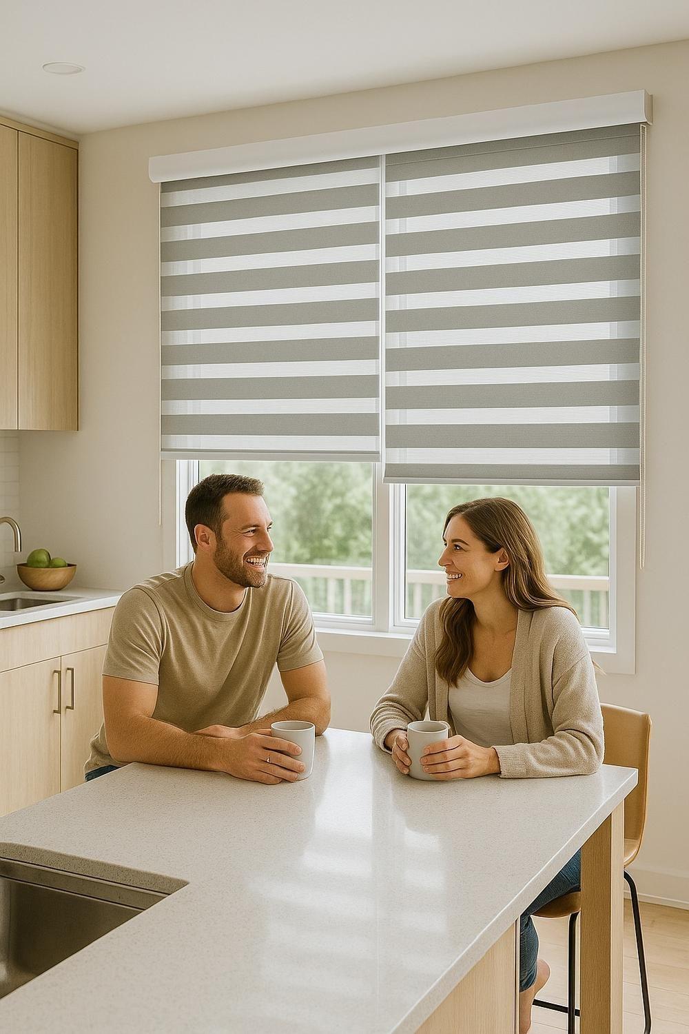 Cortina Roller Duo 105x240 Gris-2