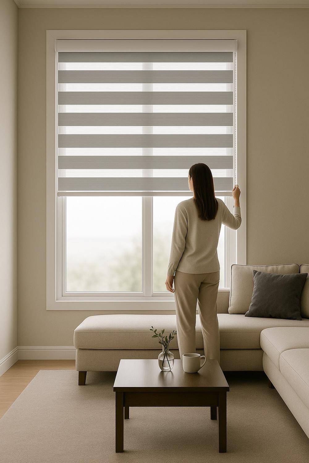 Cortina Roller Duo 090x140 Gris-1