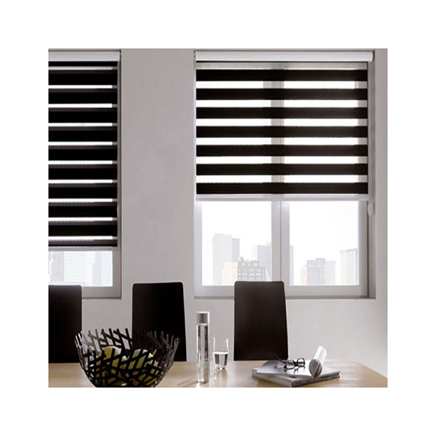 Cortina Roller Duo 150X220 Negro-4