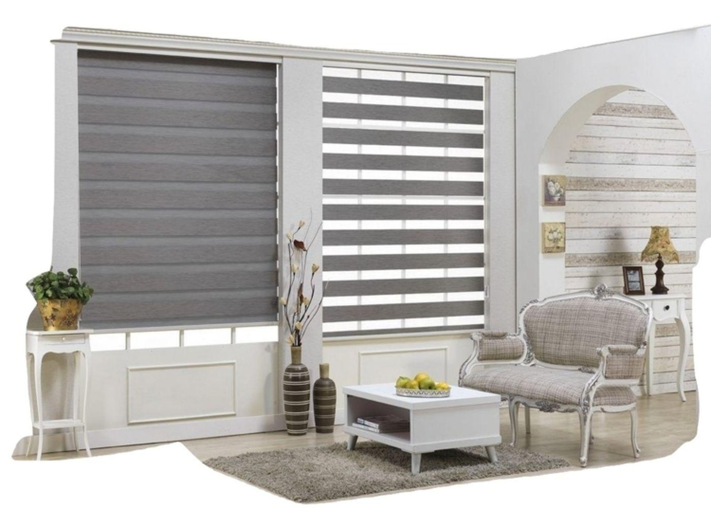 Cortina Roller Duo 120X120 Gris-3