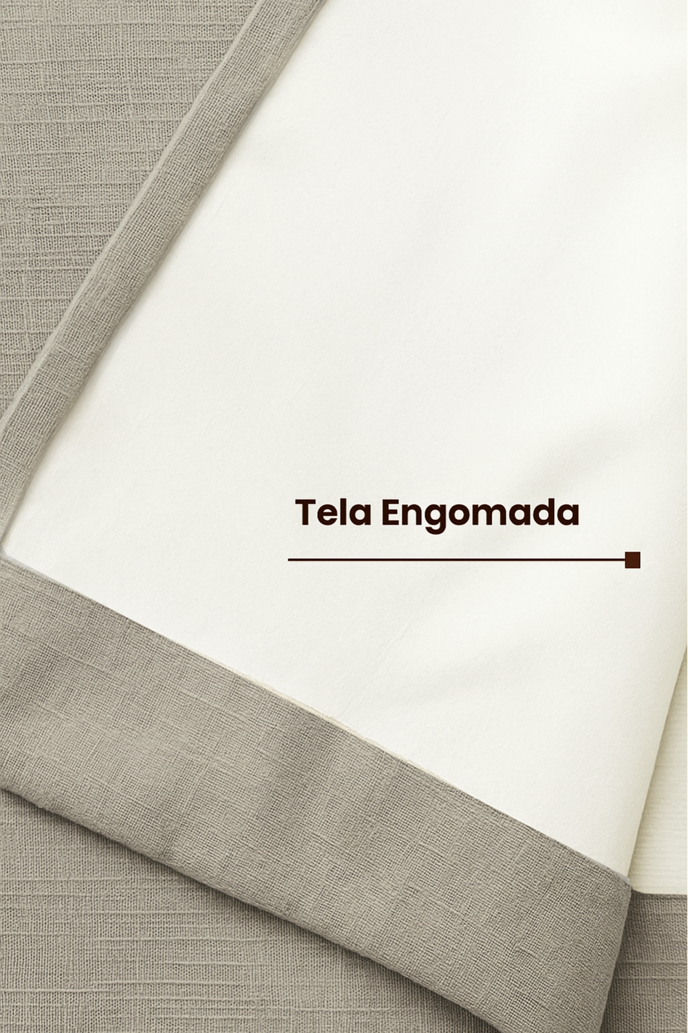 Cortina Blackout Lino 140x220cm Beige-3