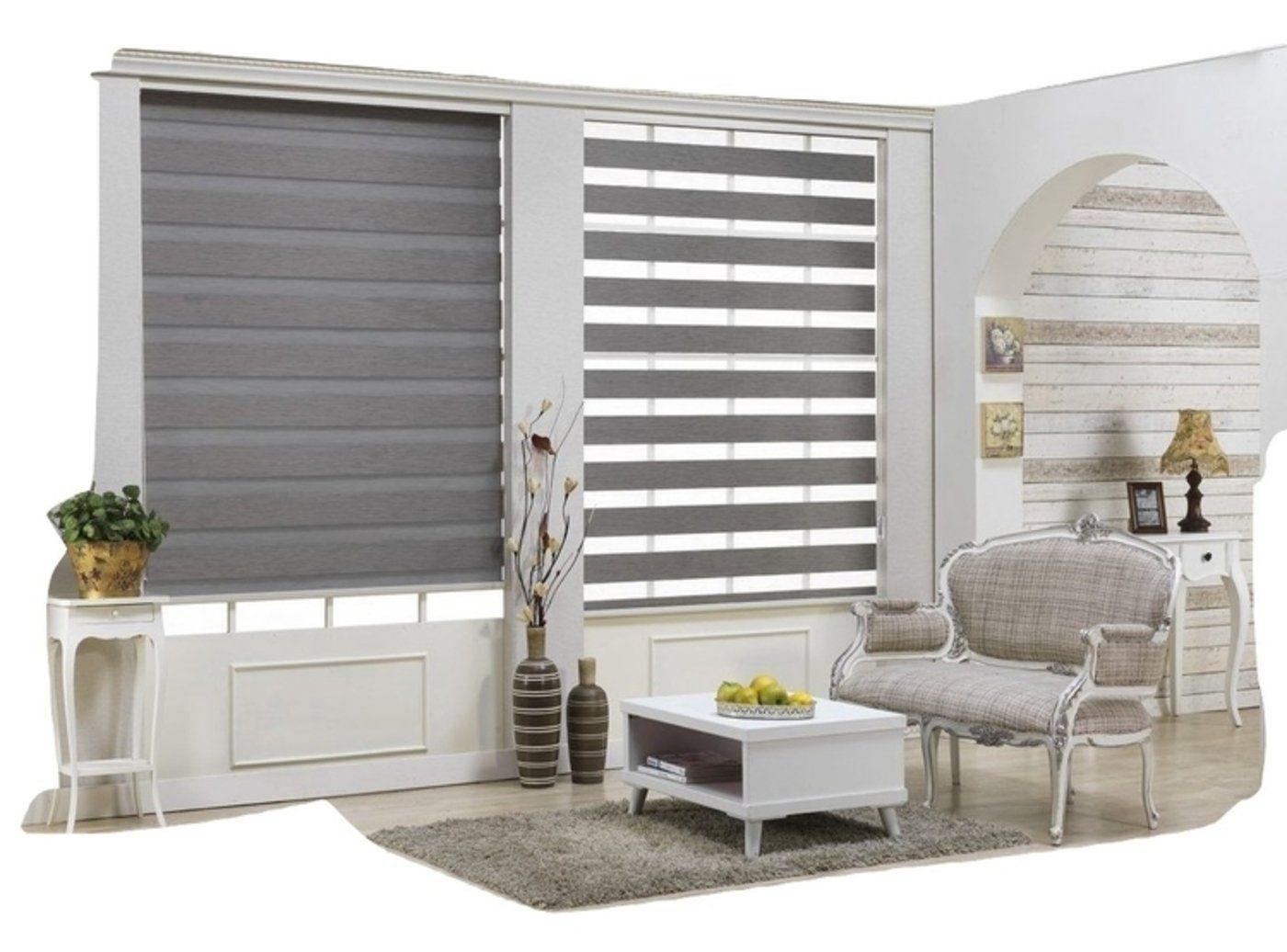 Cortina Roller Duo 060X160 Gris-3