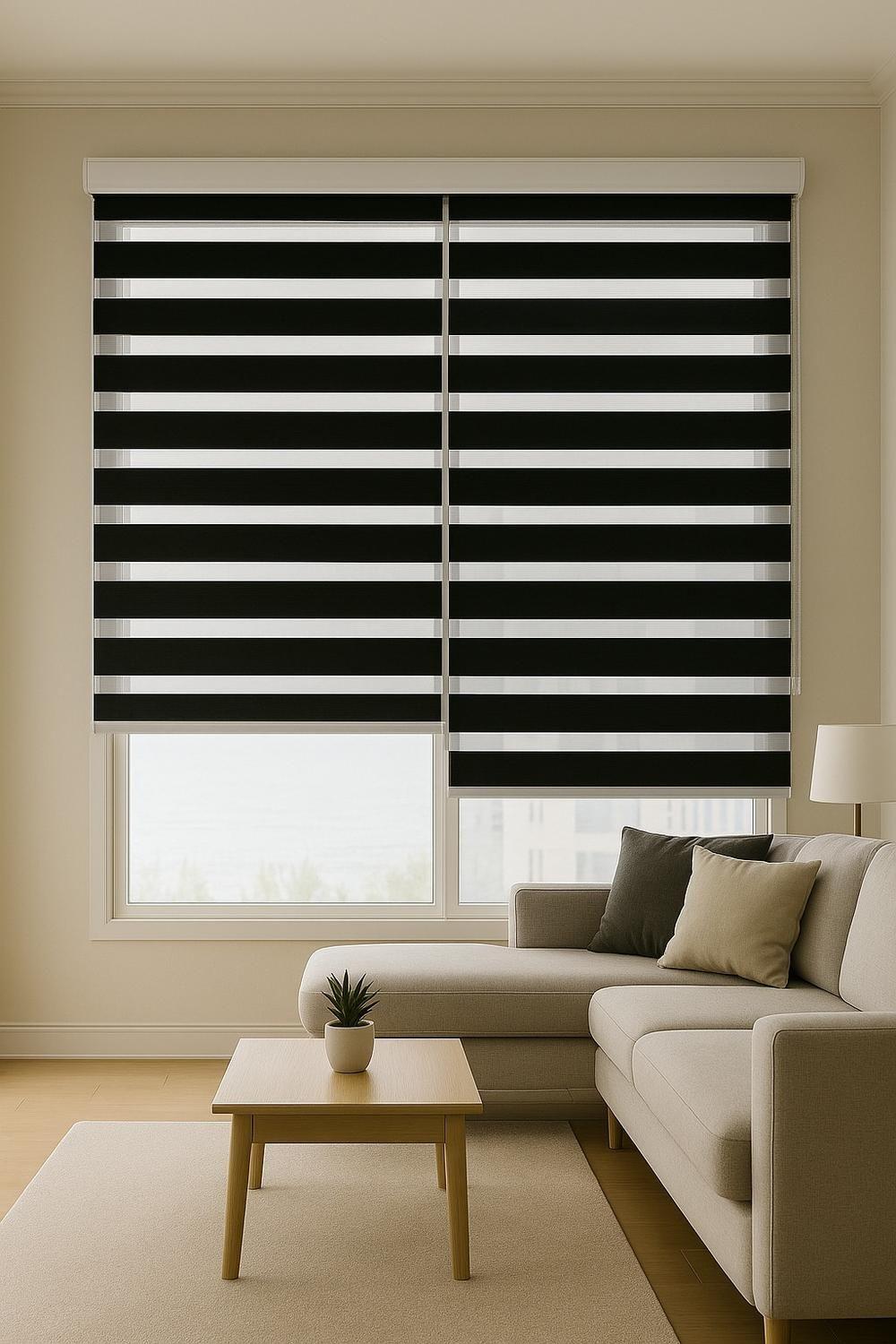 Cortina Roller Duo 120x220 Negro-5