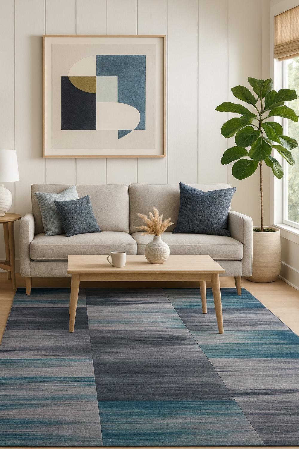 Alfombra Clems Para Living 150x200 Diseño Georgia-2