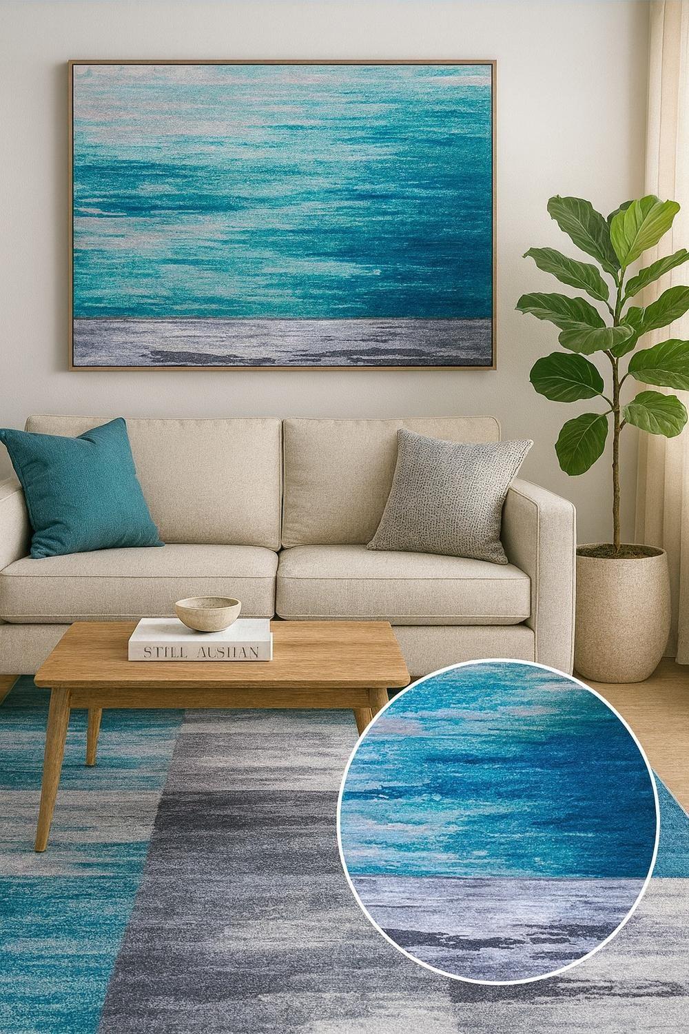 Alfombra Clems Para Living 150x200 Diseño Georgia-3