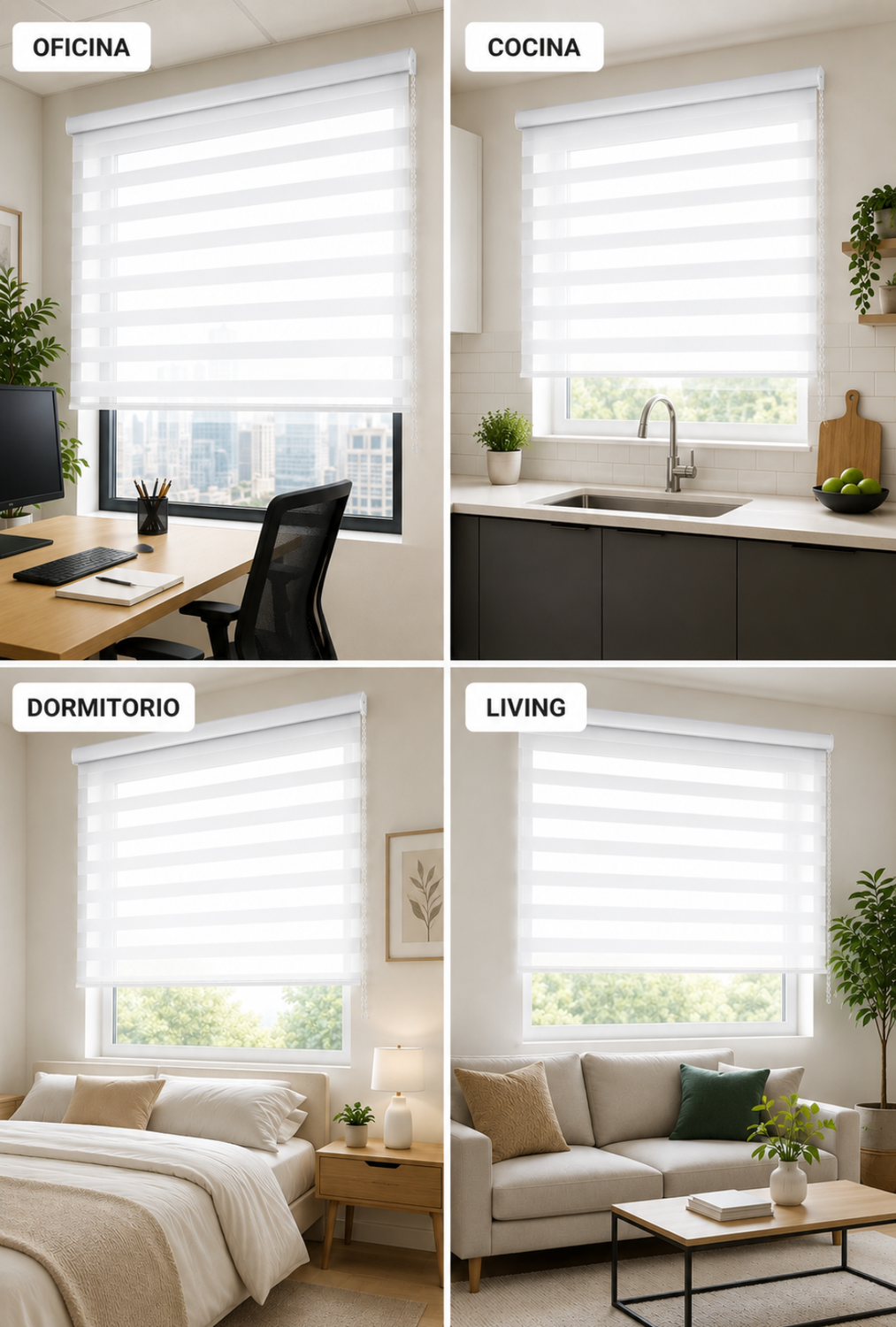 Cortina Roller Duo 120x160 Perla-5