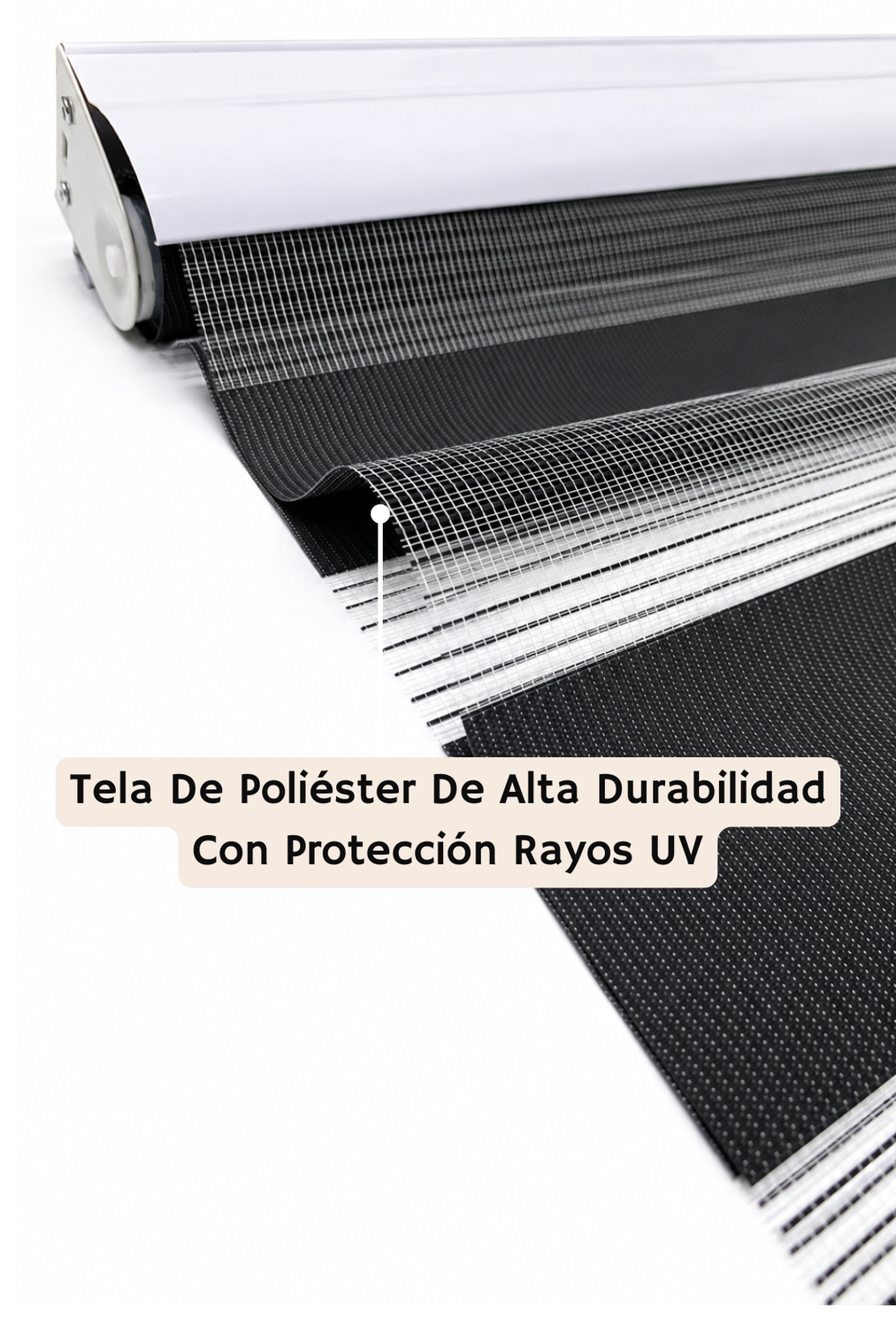 Cortina Roller Duo 180x220 Negro-3