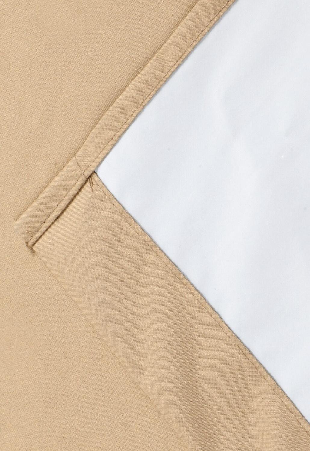 Cortina Tradicional 100% Blackout Dorado-7