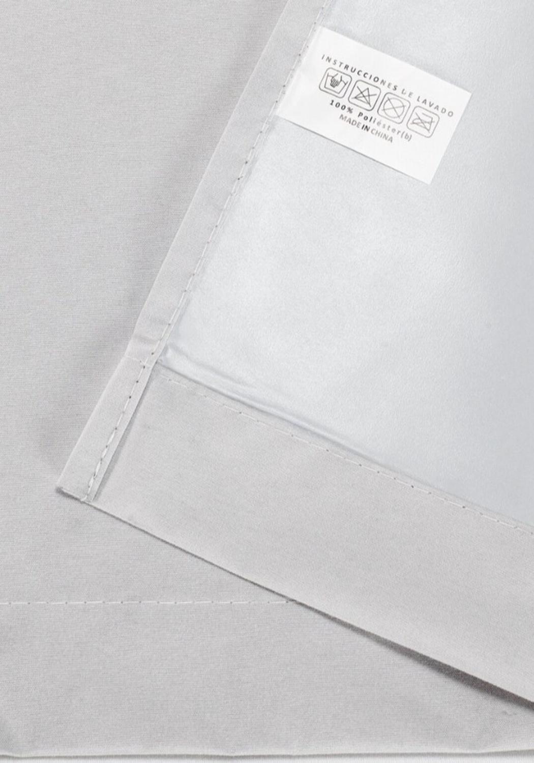 Cortina Tradicional 100% Blackout Blanco-7