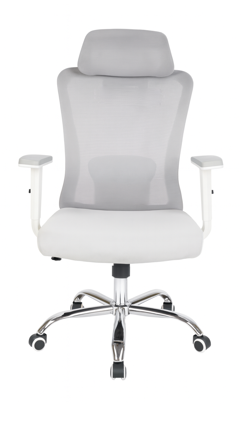 Silla de Oficina Gamer para Escritorio Gris-2