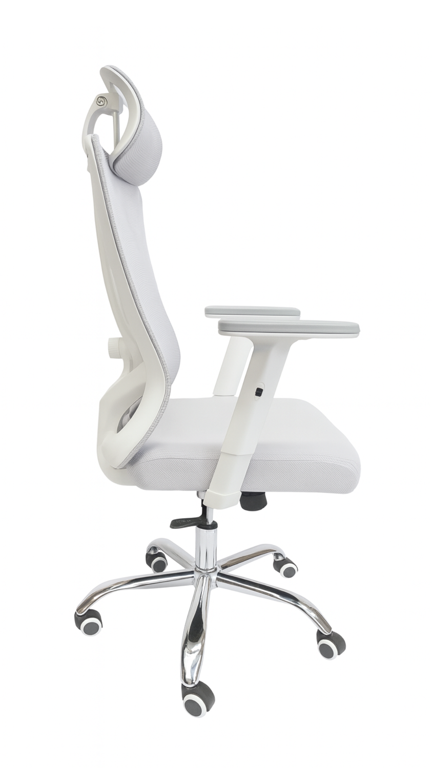 Silla de Oficina Gamer para Escritorio Gris-4