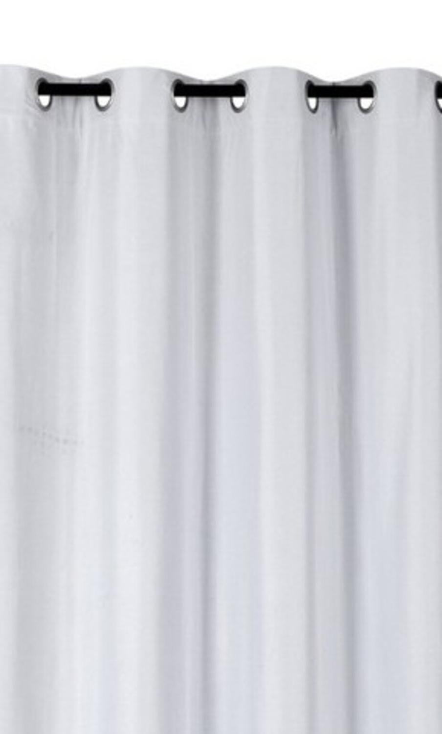 Pack 2 Cortina Tradicional 100% Blackout Blanco-6