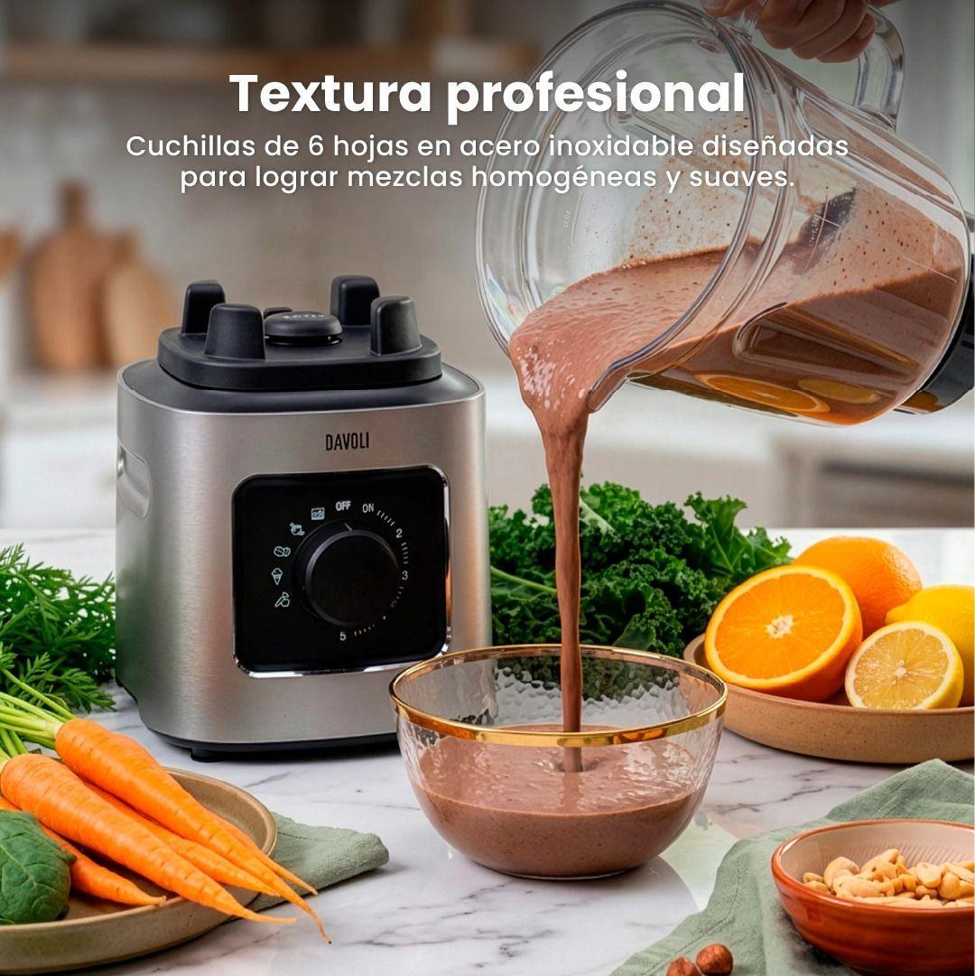 Licuadora de Alta Potencia, 1500 W Davoli Power-6