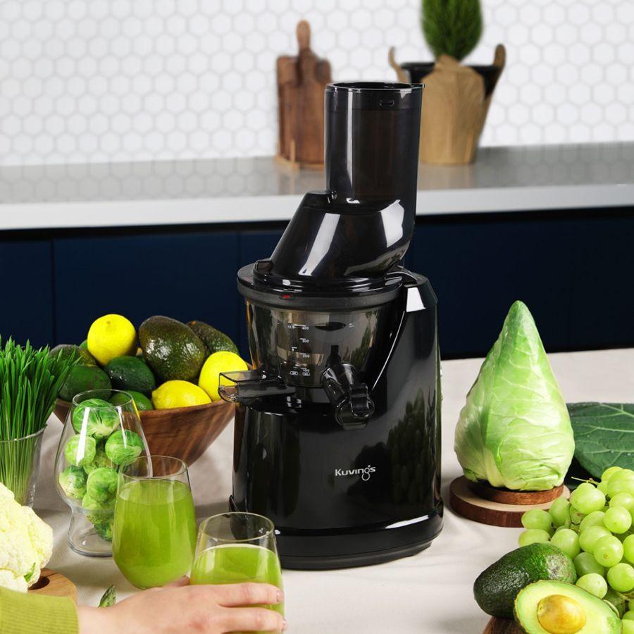 Extractor de jugo de frutas y verduras Prensado en Frío - Kuvings B1700 - Negro-3