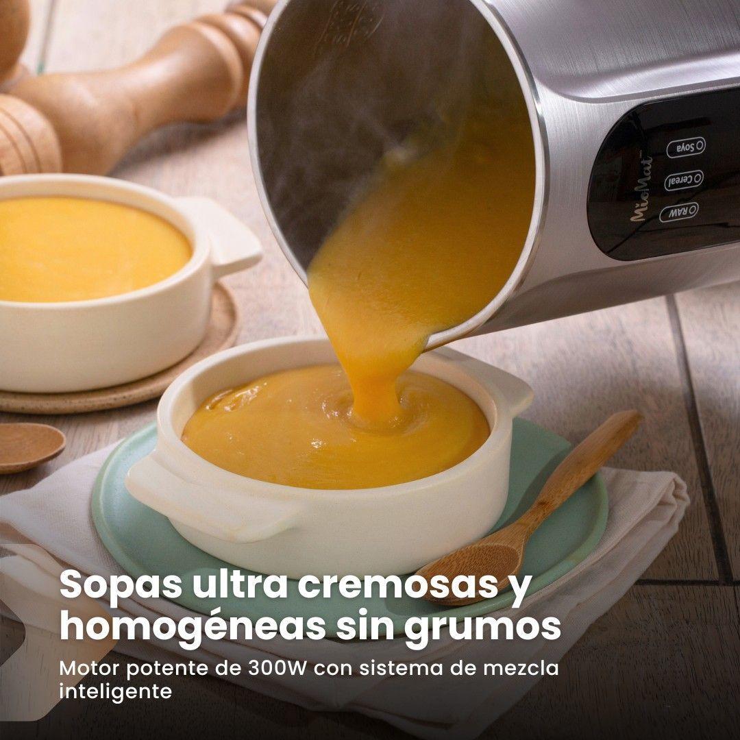 Máquina para leches vegetales, sopas, cremas y batidos - 11 Programas - MioMat Pro-3