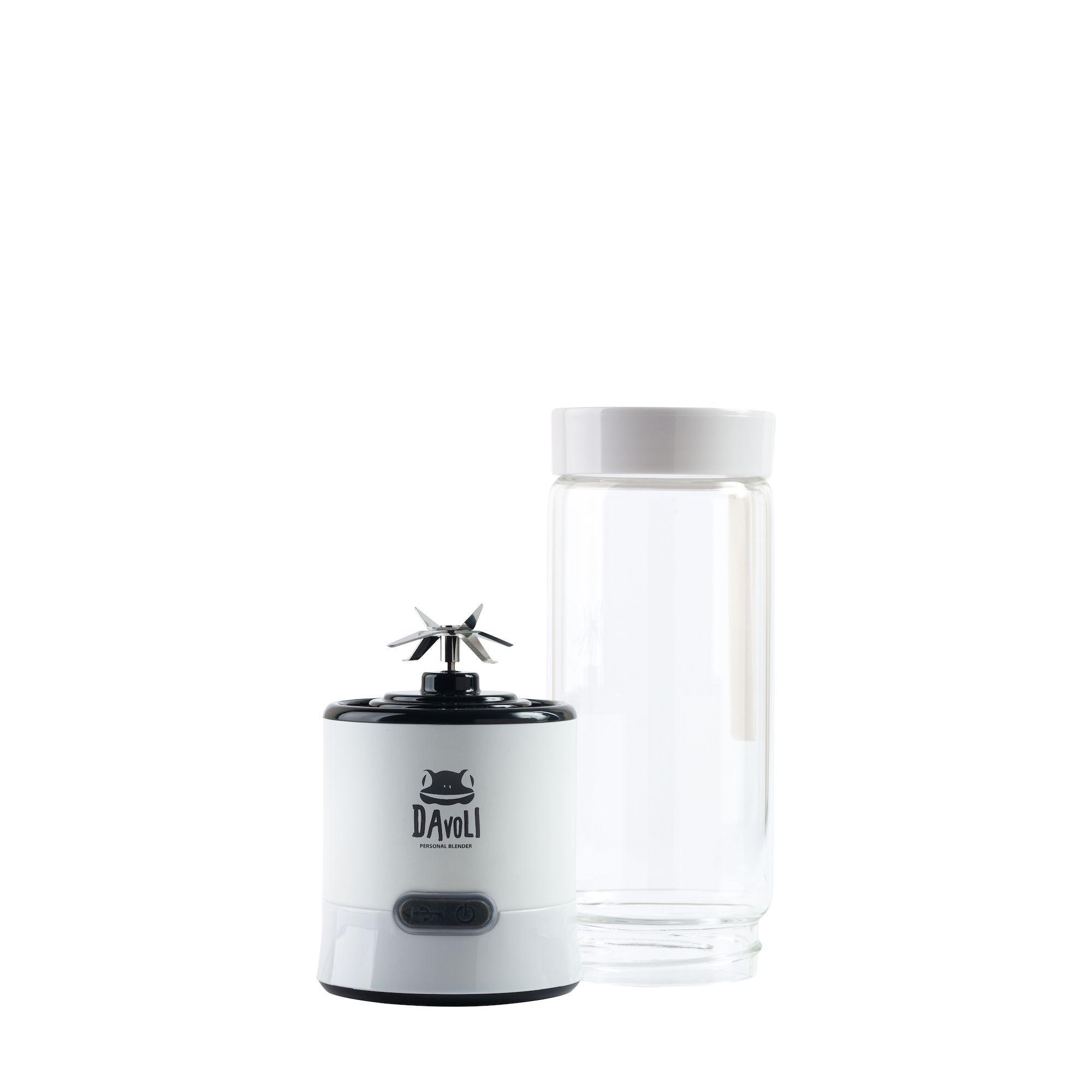 Licuadora Personal Portátil Davoli Ferro Blanca -3