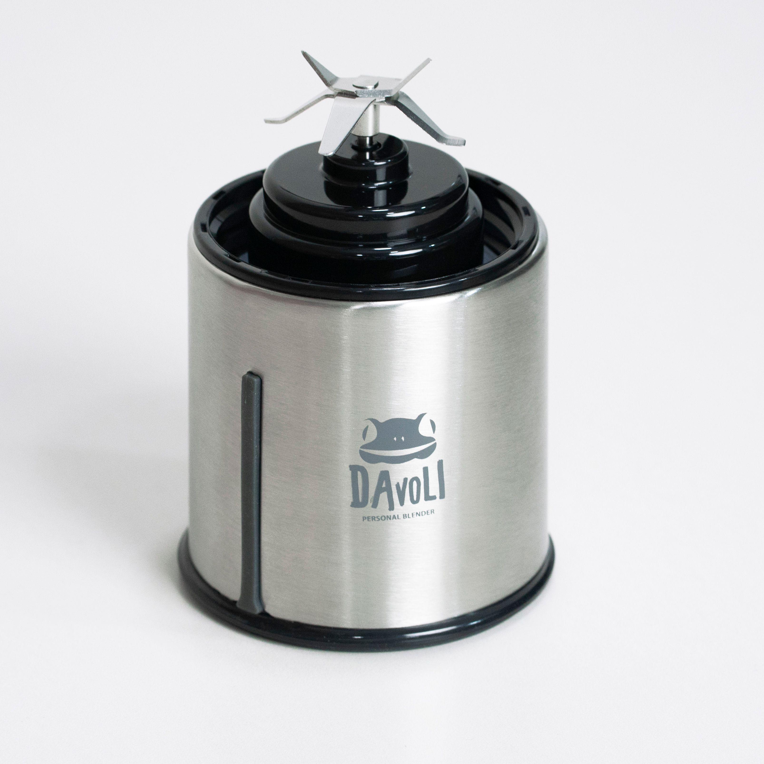 Licuadora Personal Portatil Davoli Titan Plateada-3