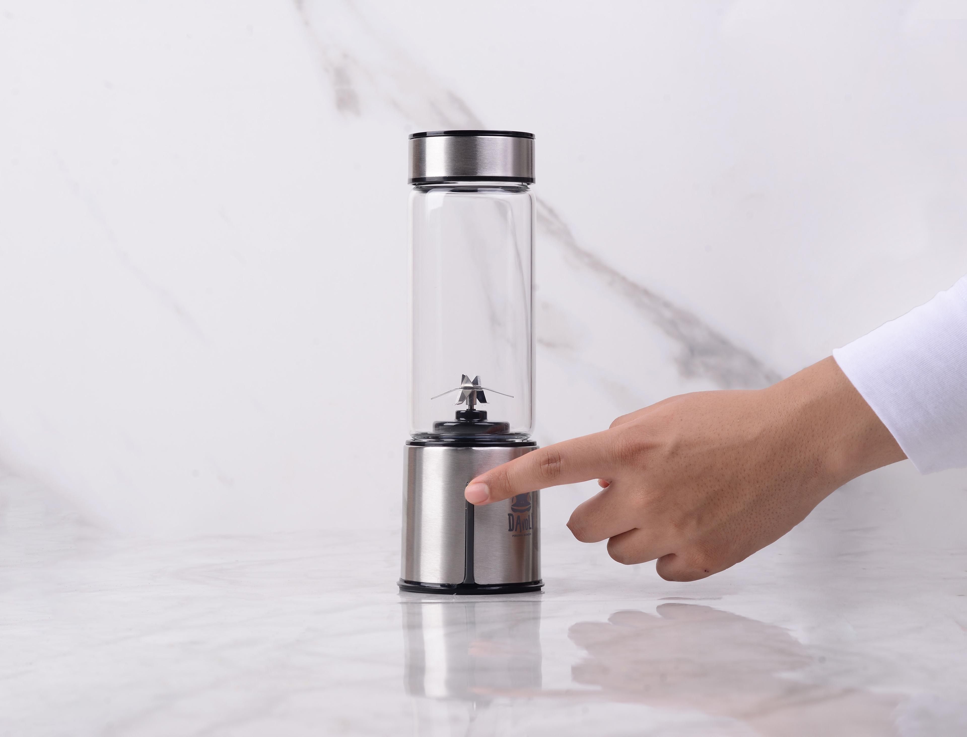 Licuadora Personal Portatil Davoli Titan Plateada-4