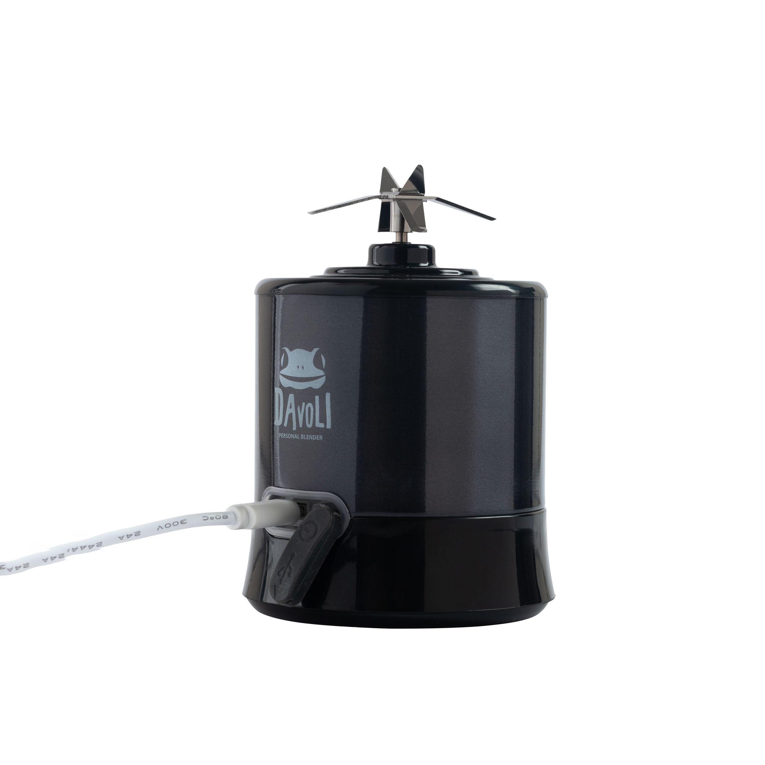 Licuadora personal portátil Davoli Ferro Negra-5