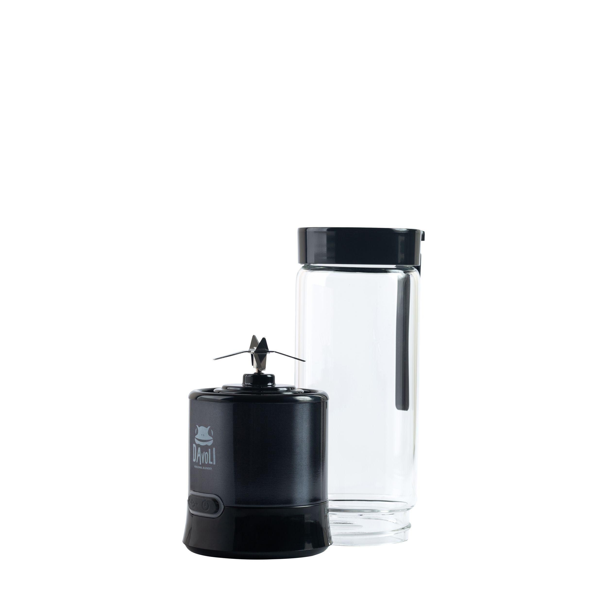 Licuadora personal portátil Davoli Ferro Negra-3
